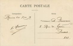 CPA Reims la Cathedrale Details Exterieurs de l'Abside 