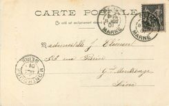 CPA Reims  Cathedrale Grande Nef (carte 1900)