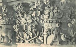 CPA Cathedrale de Reims Chapiteau