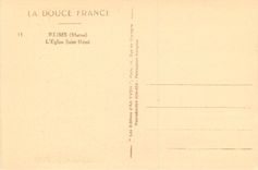 CPA Reims (Marne) l'Eglise St Remi