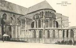 CPA Reims Basilique Saint Remi l'Abside