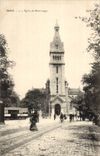 Paris (14) Tram the St-Pierre Church of Montrouge-St Pierre off Montrouge Church - CPA