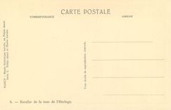 CPA Nancy Escalier de la Tour de l'Horloge Musee Historique Lorrain au Palais Ducal