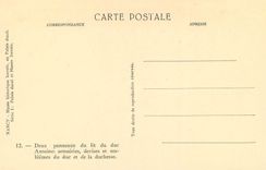 CPA Nancy Musee Historique Lorrain au Palais Ducal Deux Panneaux du Lit du Duc Antoine