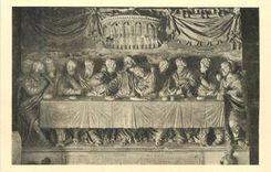 CPA Nancy Musee Historique Lorrain au Palais Ducal La Cene Execute en 1582 par Florent Drouin