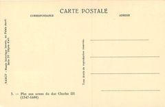 CPA Nancy Musee Historique Lorrain au Palais Ducal Plat aux armes du Duc Charles III (1547 1608)