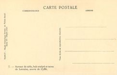 CPA Nancy Musee Historique Lorrain au Palais Ducal Surtout de table Bois Sculpte