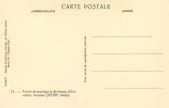 CPA Nancy Musee Historique Lorrain au Palais Ducal Verres de Mariage et de chasse (XVIIIe Siecle)