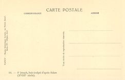 CPA Nancy Musee Historique Lorrain au Palais Ducal St Joseph Bois Sculpte d'Apres Adam (XVIIIe Siecle)