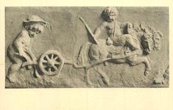 CPA Nancy Musee Historique Lorrain au Palais Ducal Partie du Bas Relief Execute par Clodion