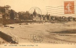 CPA le Havre le Casino et la Plage