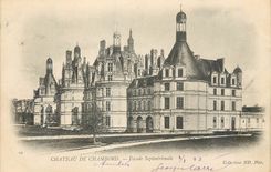 CPA Chateau de Chambord Facade Septentrionale (carte 1900)