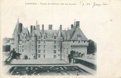 CPA Langeais Facade du Chateau Cote des Jardins (carte 1900)