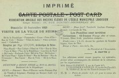 CPA Ruines de Reims la Cathedrale