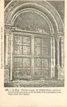 CPA Le Puy Portail Roman de l'Hotel Dieu Porte Recouverte de Penture en Fer