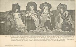 CPA Le Puy les Arts Liberaux Precieuse Fresque dans la Salle des Etats du Velay