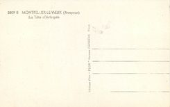 CPM Montpellier le Vieux (Aveyron) la Tete d'Arlequin