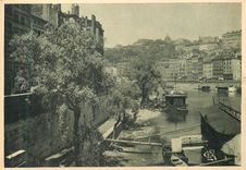 CPA Lyon la Saone en Amont du Pont la Feuillee