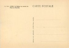 CPA Lyon la Saone en Amont du Pont la Feuillee