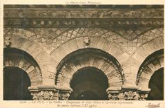 CPA le Puy le Cloitre Chapiteaux de Styles Divers et Corniche Representant les Peches Capitaux (IXe siecle)la Haute Loir