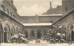 CPA le Puy l'Ancien Cloitre  perspective de N D de France