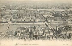 CPA Lyon vue Generale prise de Fourviere