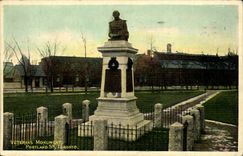 Canada-veterans Monument-Portland cement Toronto CPA