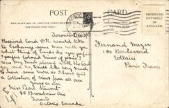 Canada-veterans Monument-Portland cement Toronto CPA