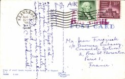 Keyport New - jersey - View off small boats moored in the harbor - CPA