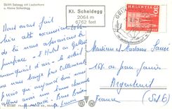 CPM Skilift Salzegg mit Lauberhorn u kleine Scheidegg