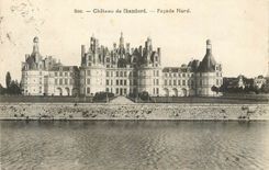 CPA 500 chateau du chambord facade nord