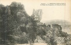 CPA Aveyron 5 montpellier le vieux le cirque des bouquettes la chaise du diable