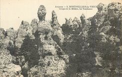 CPA Aveyron 8 montpellier le vieux cirque de la miliere les tombeaux