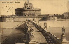CPA Italie Italia Roma Castel S Angelo