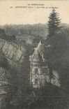 CPA La Normandie Domfront (Orne) Une Villa sur les Rochers