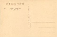 CPA Douce de France Nancy (M et M) Porte de la Craffe