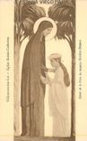 CPA Sanna Virgomaria Villeneuve Sur Lot Eglise Sainte Catherine Detail de la Frise de Maurice Realier Dumas