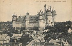 CPA Chateau de Pierrefonds Vue Prise de la Roche