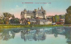 CPA Pierrefonds Le Lac etle Chateau