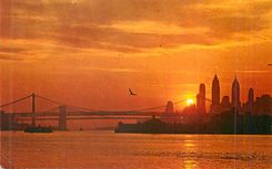 CPM Sunset Over New York City