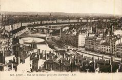 CPA Lyon vue sur la Saone prise des Chartreux