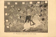 CPA Pharaon Traversant la Mer Rouge