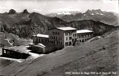 Schweizer CPSM Felsen von Naye und Zahne des Mittags