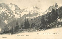 CPA Paysage Alpestre a Murren