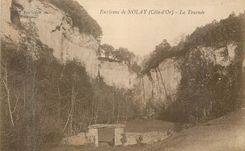 CPA Environs de Nolay (Cote d'Or) La Tournee