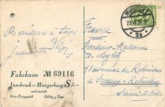 CPA Innbruck Hungerburgbahn und zuruck