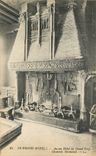 CPA Le Grand Andely Ancien Hotel du Grand Cerf Cheminee Normande