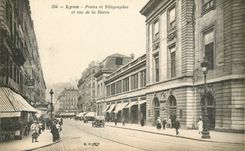 CPA Lyon Postes et Telegraphes et Rue de la Barre