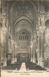 CPA Lyon Interieur de la Basilique de N D de Fourviere Vue de l'Entree