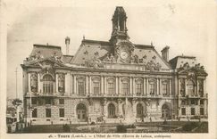 CPA Tours (I et L) L'Hotel de Ville (Oeuvre de Laloux Architecte)